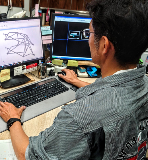 3D CADによるプログラミング技術で複雑な形状も設計可能